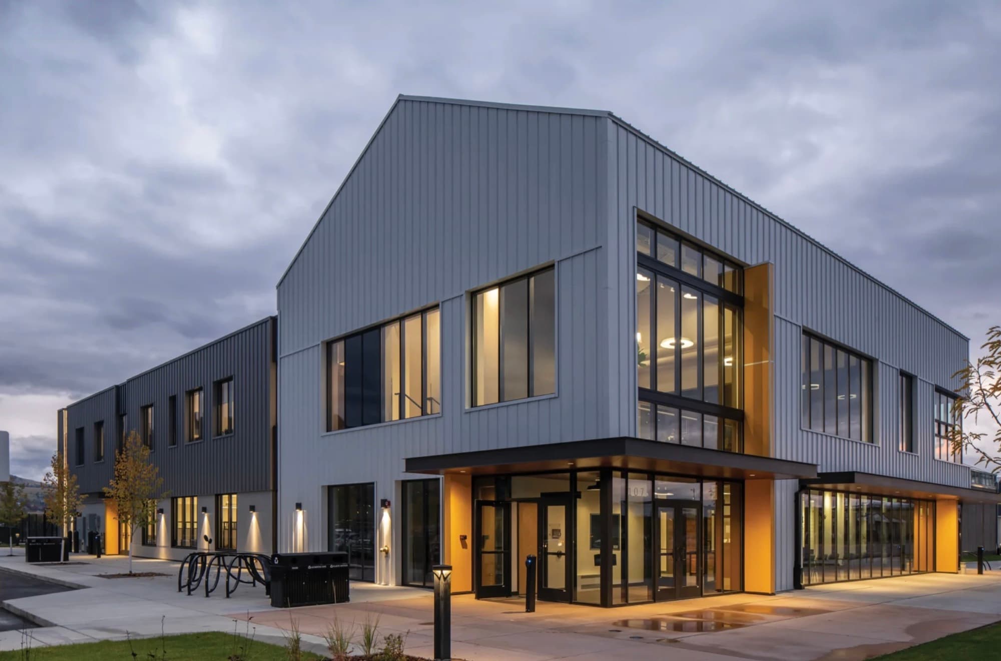 Modern Museum & Library Exterior