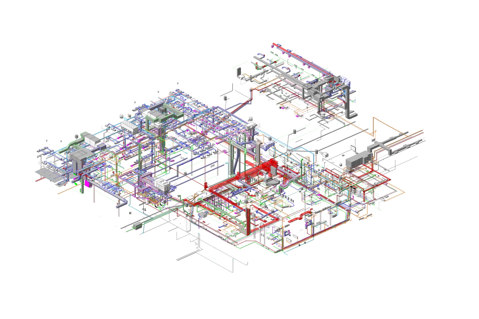 Hellgate High School — 3D engineering systems model